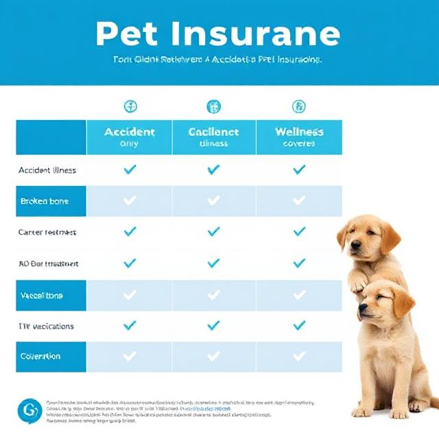 Golden Retriever pet insurance plan comparison chart.”